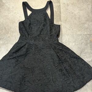 Elegant Black Lace Dress